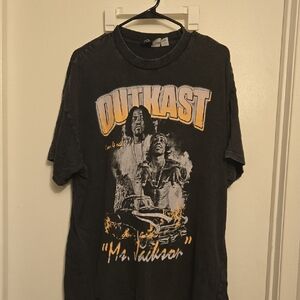 Divided Graphic Men's T-Shirt - Black